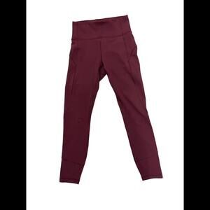 Lululemon Align Women’s Leggings High-Rise Pant Vinous Size 4